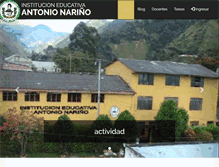 Tablet Screenshot of antonionarino.colegiosonline.com