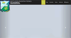 Desktop Screenshot of guasimal.colegiosonline.com